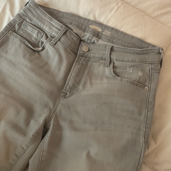 Old Navy Rock Star super skinny light grey size 8 - Picture 3 of 6